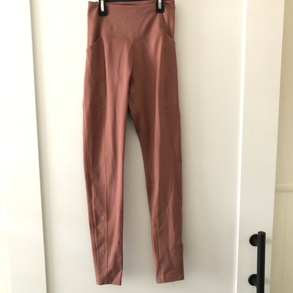 Girlfriend Collective Rose Pink Compression Leggings XS - Picture 2 of 9